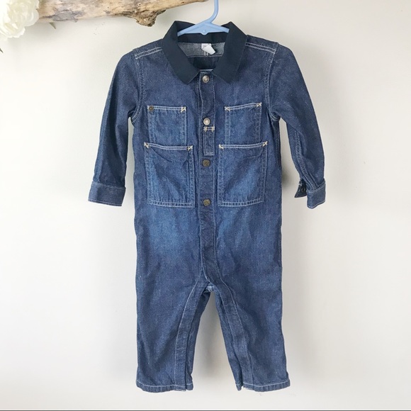 GAP Other - BABY GAP Denim Snap Up Onesie